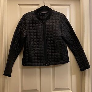 Athleta Grandview Shortie Black Quilted Jacket